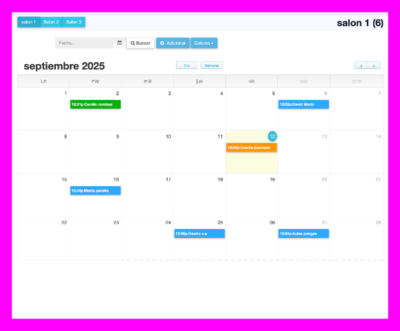 imagen calendario de reservas
